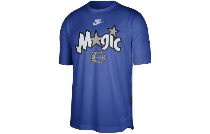 Nike Nike T Shirts Unisex Blue Crew Neck Moderate Straight Fit