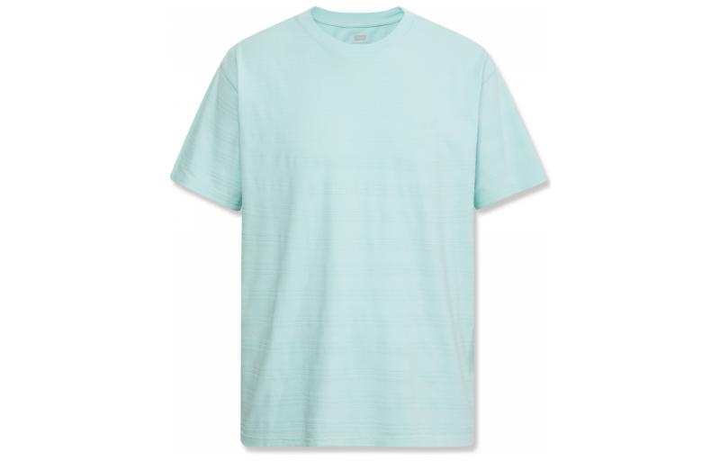 Levis T Shirts Men's Blue Crew Neck Moderate Straight Fit