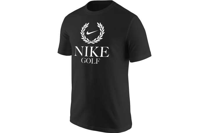 Nike Nike T Shirts Men's Black Crew Neck Moderate Straight Fit