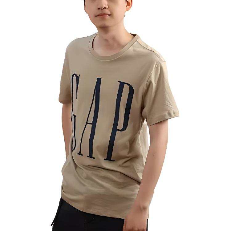 GAP GAP T Shirts Men's Crew Neck Moderate