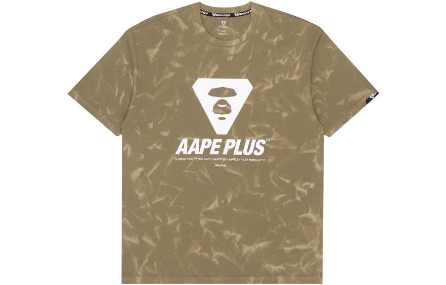 Aape T Shirts Unisex Crew Neck Moderate Straight Fit