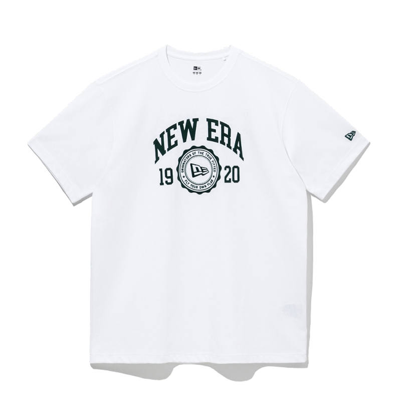 New Era T Shirts Unisex White Crew Neck Moderate