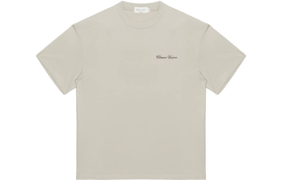 CLIMAX VISION T Shirts Unisex Crew Neck Thin Straight Fit