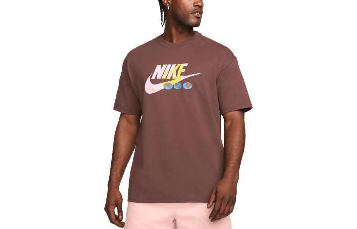 Nike Nike T Shirts Men's Chestnut Crew Neck Moderate Other
