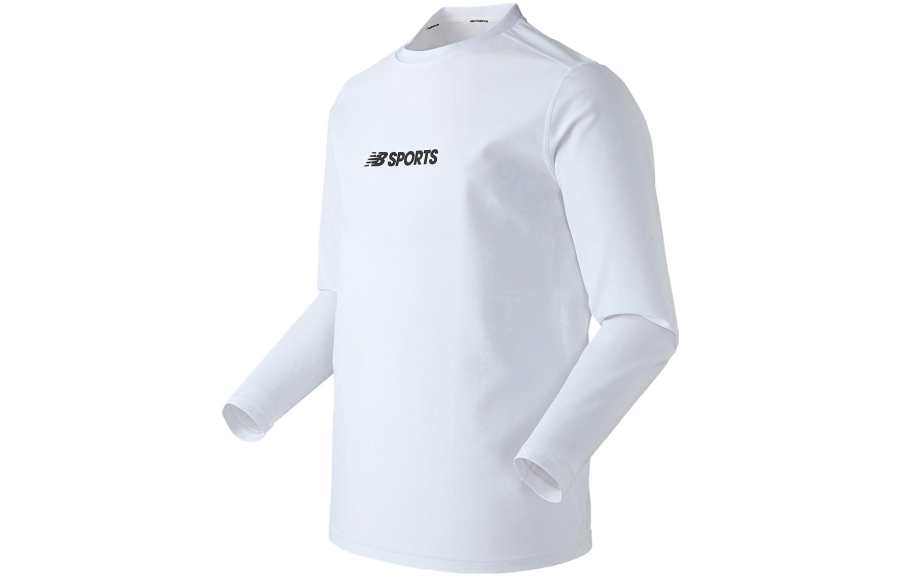 New Balance New Balance UNI SUMMER T Shirts Men's White Crew Neck Moderate Straight Fit