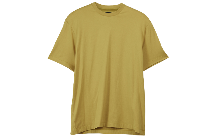 Y-3 Y 3 T Shirts Unisex Yellow Crew Neck Moderate