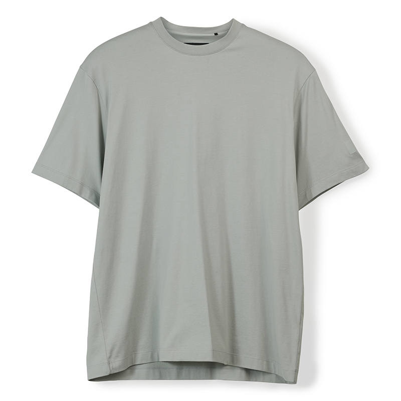 Y-3 Y 3 T Shirts Unisex Light Gray Crew Neck Moderate Straight Fit