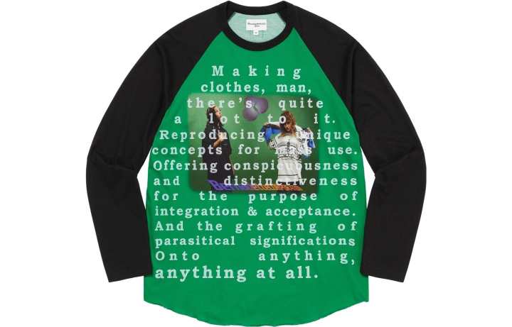 Supreme Supreme Bernadette Corporation Raglan L/S Top
