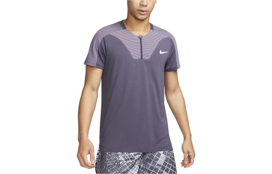 Nike Nike Dri Fit T Shirts Men's Gray Crew Neck Moderate Straight Fit