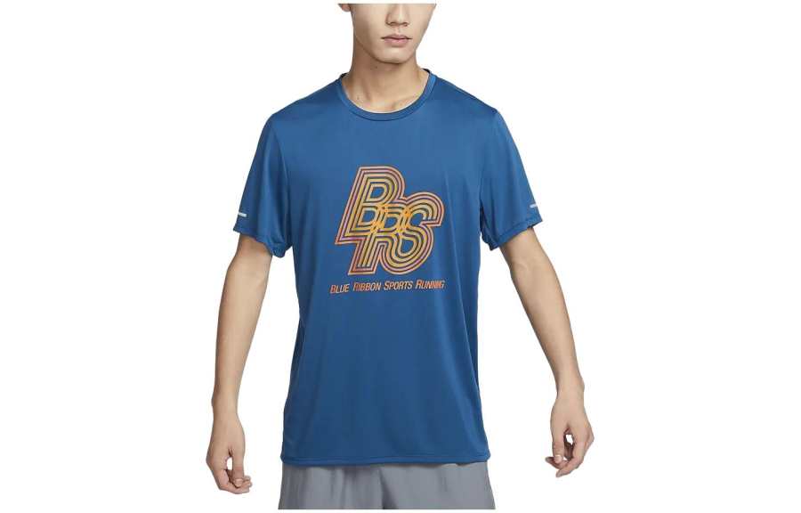 Nike Nike Dri Fit Rise 365 Running Energy T Shirt Men's Blue