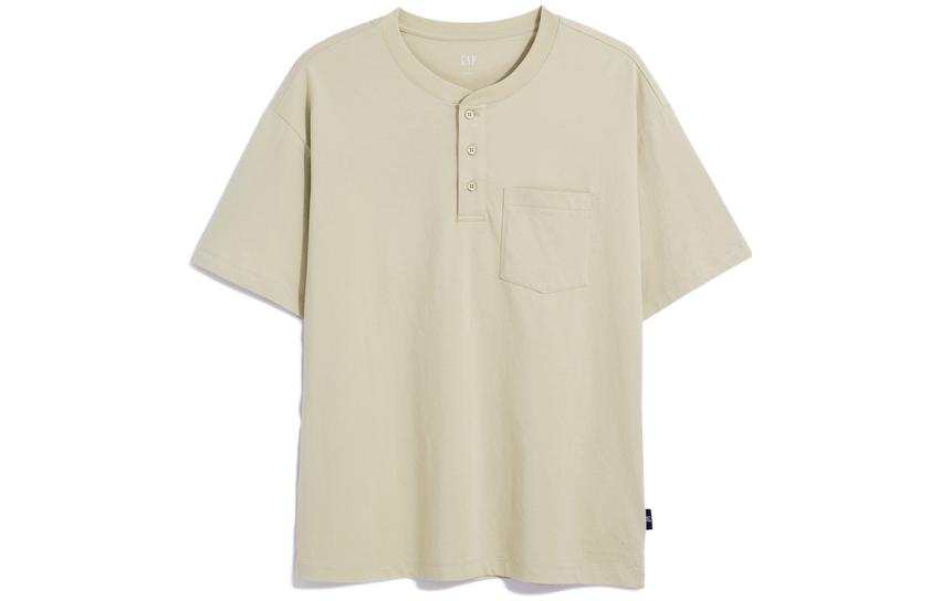 GAP T Shirts Men's Henry Collar Moderate Straight Fit