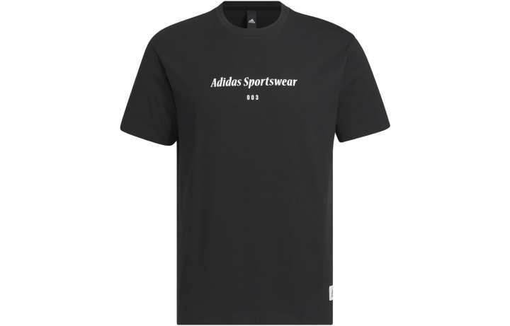 Adidas Adidas Set-in Sleeve T-Shirt Men's Black