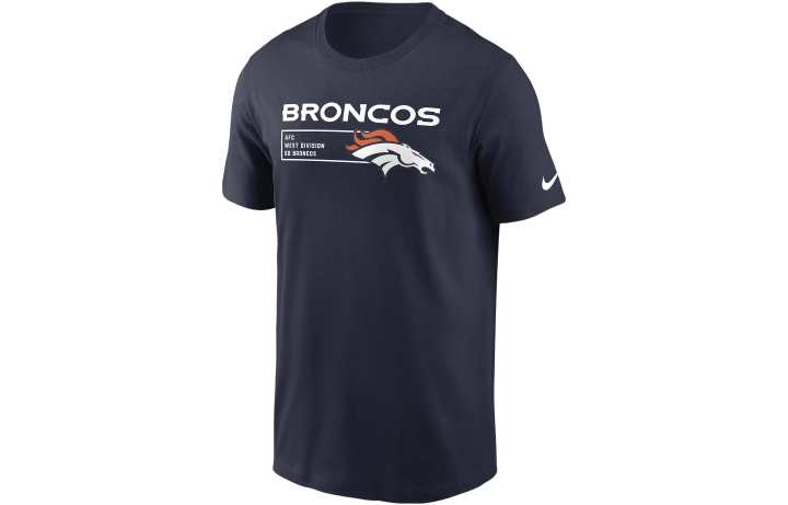 Nike Nike T Shirts Men's Marine Blue Crew Neck Moderate Straight Fit