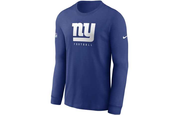 Nike Nike New York Giants Sideline Team Issue Men's Nike Dri-FIT Nfl Long-Sleeve T-Shirt