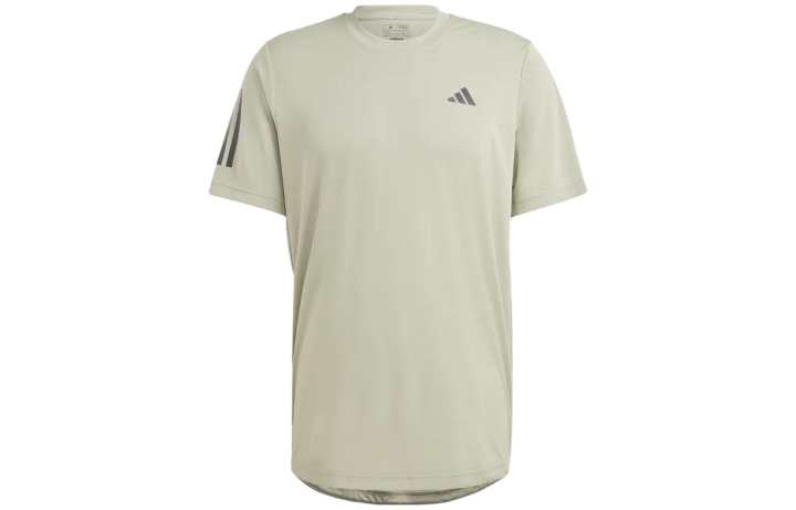 Adidas Adidas T Shirts Men's Green Crew Neck Moderate Straight Fit