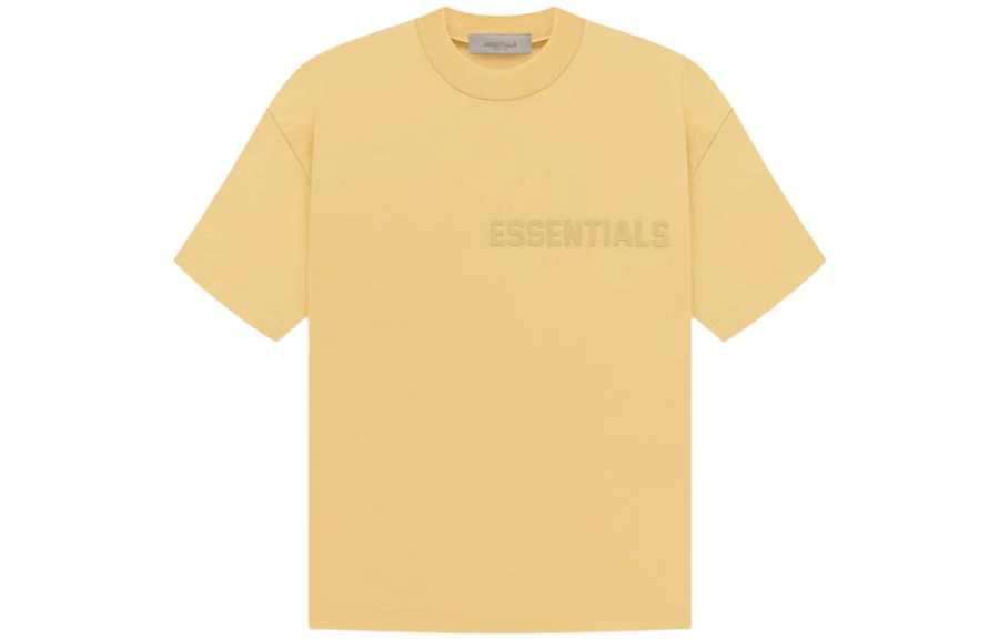 Fear Of God Essentials T Shirt Unisex Light Yellow