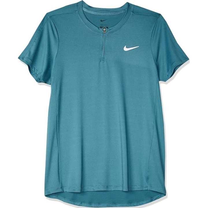 Nike Nike T Shirts Men's Peacock Blue Crew Neck Moderate Straight Fit