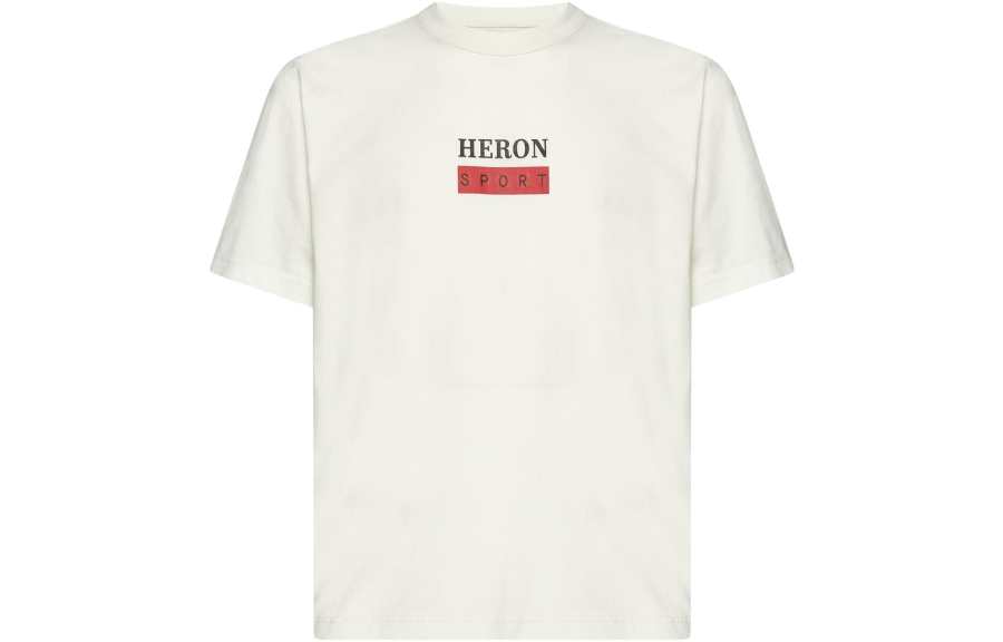 HERON PRESTON Logo-print Cotton T-shirt