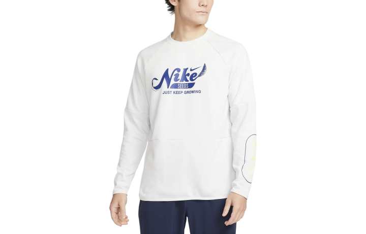 Nike Nike T Shirts Men's White Crew Neck Moderate Straight Fit
