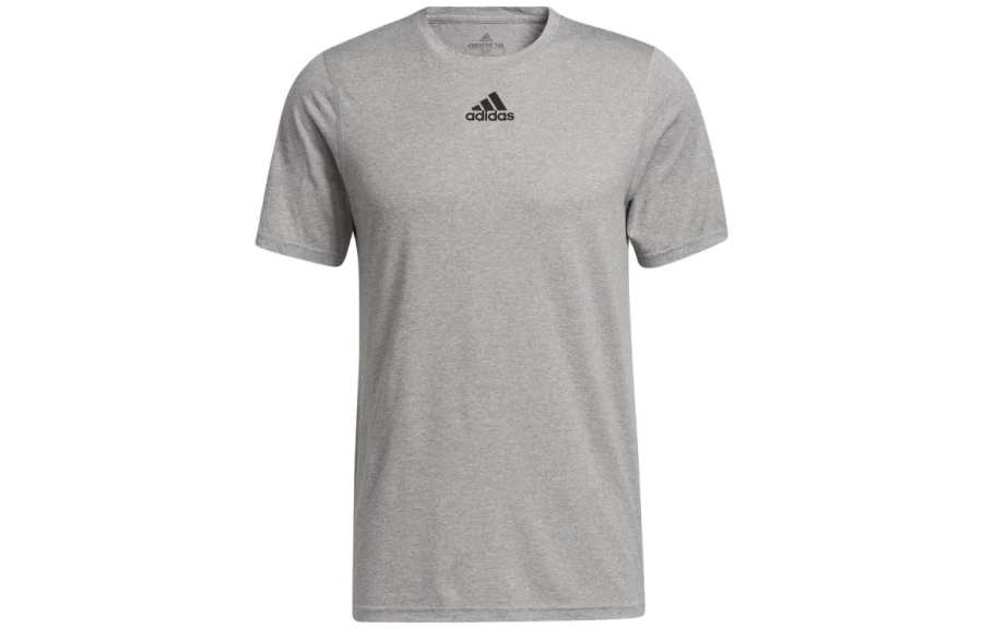 Adidas Adidas T Shirts Men's Gray Crew Neck Moderate