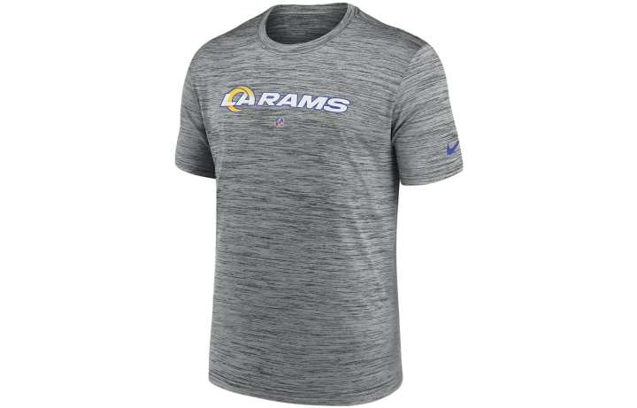 Nike Nike T Shirts Men's Gray Crew Neck Moderate Straight Fit