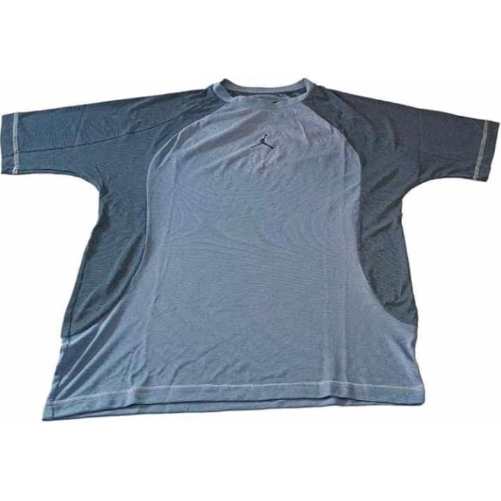 Jordan Jordan T Shirts Men's Work Blue Crew Neck Moderate Straight Fit