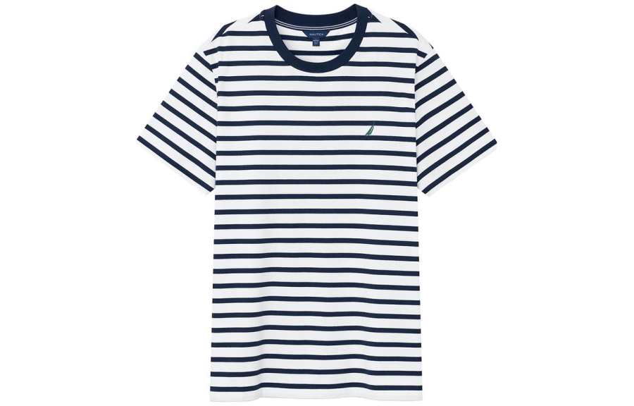 NAUTICA T Shirts Men's Crew Neck Moderate Straight Fit
