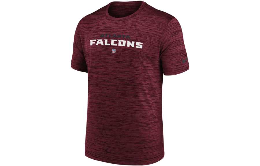 Nike Nike Dri Fit T Shirts Men's Red Crew Neck Moderate Straight Fit