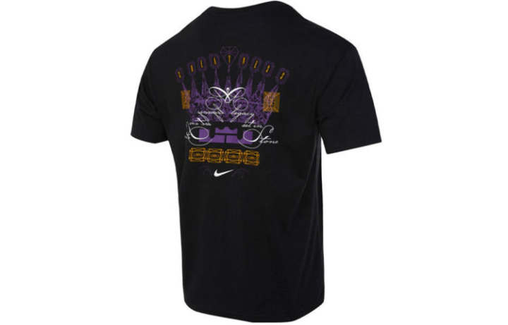 Nike Nike T Shirts Men's Black Crew Neck Moderate