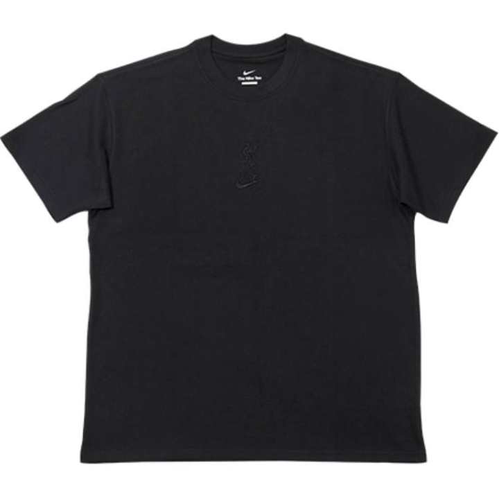 Nike Nike T Shirts Men's Black Crew Neck Moderate Straight Fit