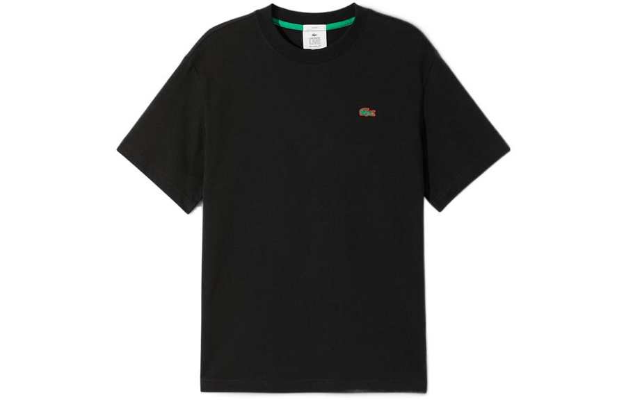 LACOSTE SS22 T Shirt Unisex Black
