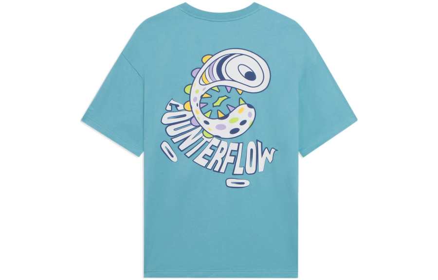 Li-Ning LiNing CF Tracing Sports Lifestyle Collection T Shirt Unisex Blue