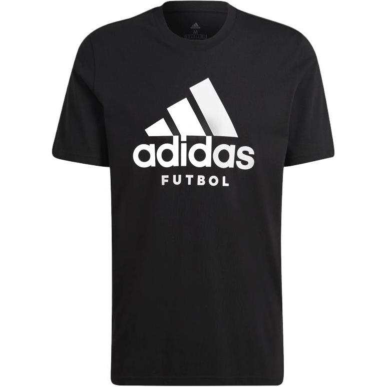 Adidas Adidas T Shirts Men's Black Crew Neck Moderate Straight Fit