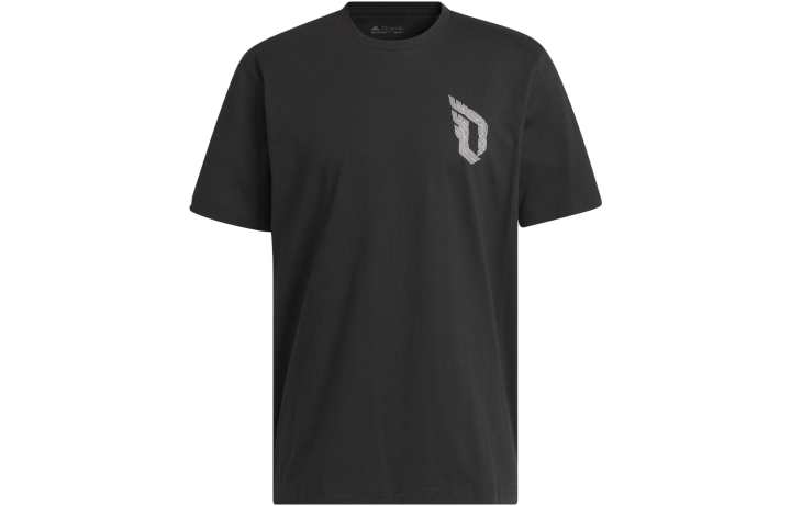 Adidas Adidas T Shirts Men's Black Crew Neck Moderate Straight Fit