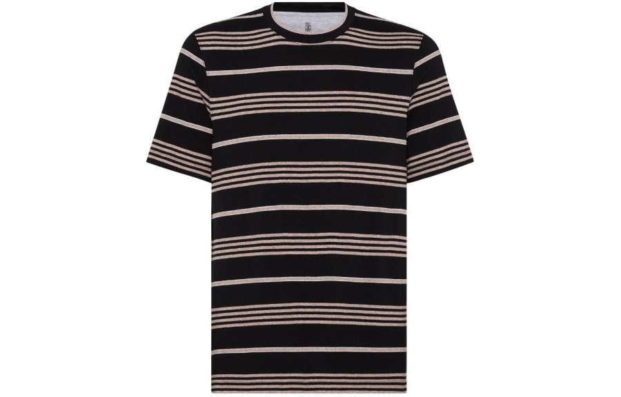 Brunello Cucinelli Striped Cotton T shirt