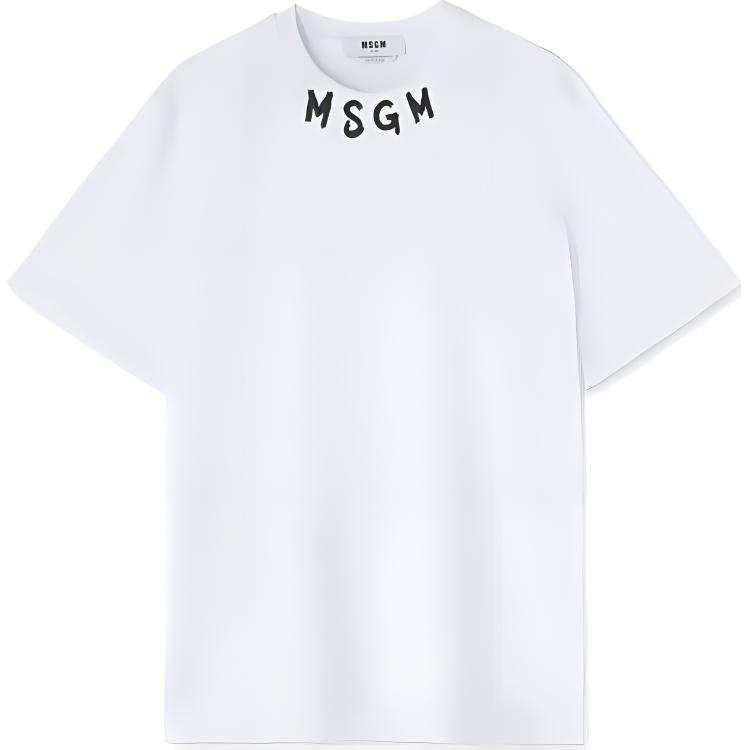 MSGM MSGM Logo print T shirt