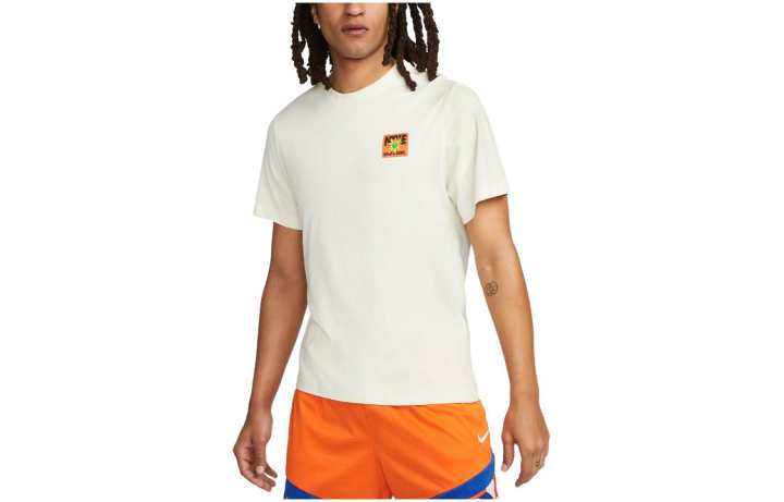 Nike Nike T Shirts Men's Ivory Crew Neck Moderate