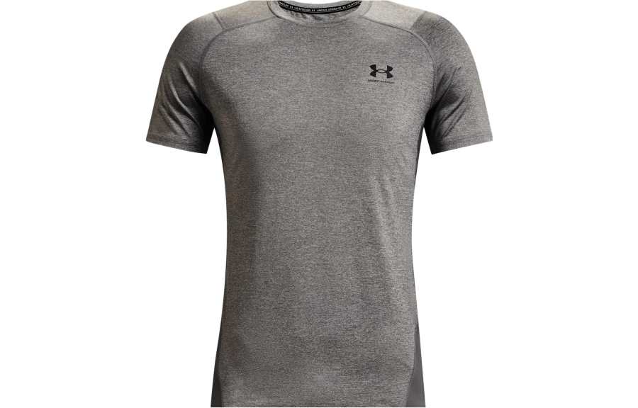 Under Armour T Shirts Men's Gray Crew Neck Moderate