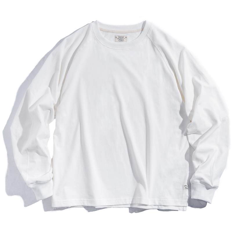 MADEN National Cotton Manufacturing Spring Fall T Shirt Men's