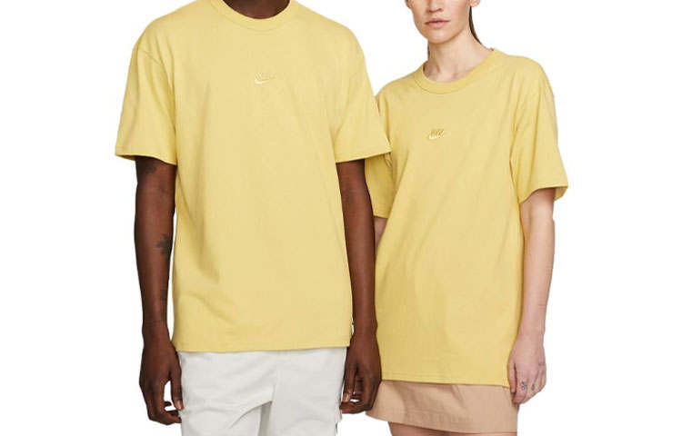 Nike Nike Sportswear Premium Essentials T Shirt Unisex Saturn Gold