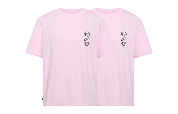 Nike Nike T Shirts Men's Pink 2 Pack Crew Neck Moderate Straight Fit