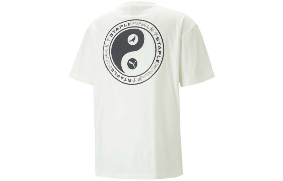 PUMA x STAPLE Set in Sleeve T Shirt Unisex White