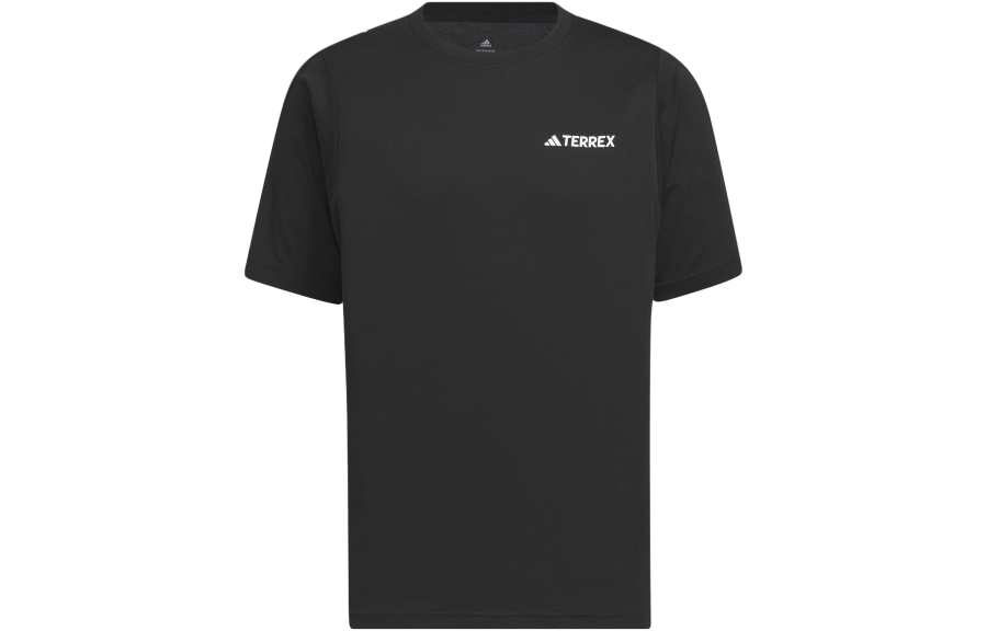 Adidas Adidas T Shirts Unisex Black Crew Neck Moderate Straight Fit