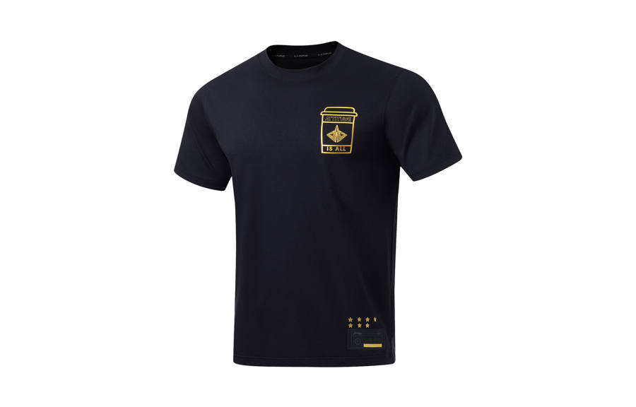 Li-Ning Li Ning Professional Basketball Collection T Shirt Men's Black