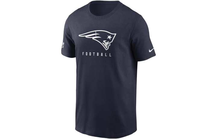 Nike Nike T Shirts Men's Marine Crew Neck Moderate Straight Fit