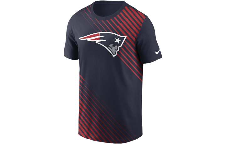 Nike Nike T Shirts Men's Marine Crew Neck Moderate Straight Fit