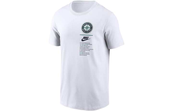 Nike Nike T Shirts Men's White Crew Neck Moderate Straight Fit