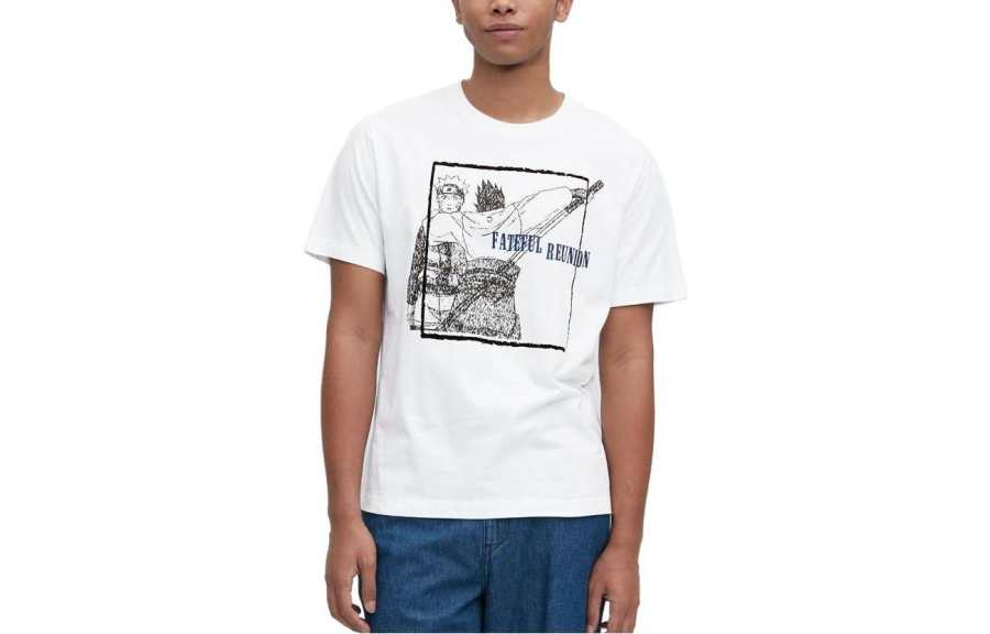 UNIQLO x HUOYINGRENZHE,LIANMINGKUAN SS23 T Shirt Unisex White