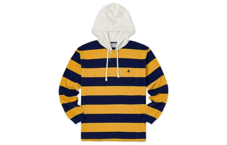 Lee T Shirts Men's Yellow Hooded Moderate Straight Fit