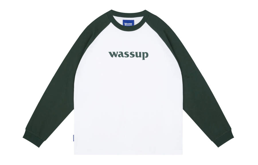 WASSUP Logo T Shirts Unisex Crew Neck Moderate Straight Fit